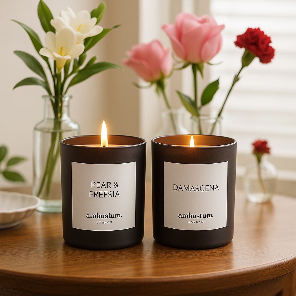 Classic Candle Floral Duo